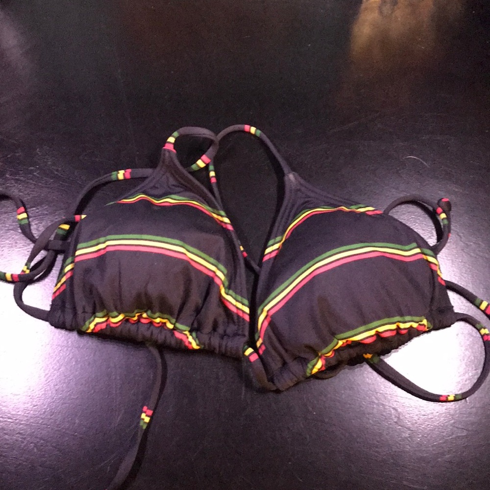 Rasta bathing suit top
